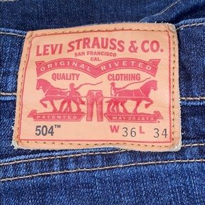 Men’s Levi denim